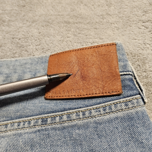 All Saints Men's Fellow Pistol Button Fly Jeans Size 28 - Picture 16 of 16